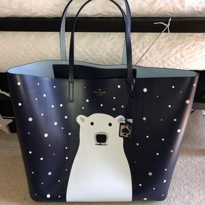 NWOT Polar Bear Kate Spade Tote